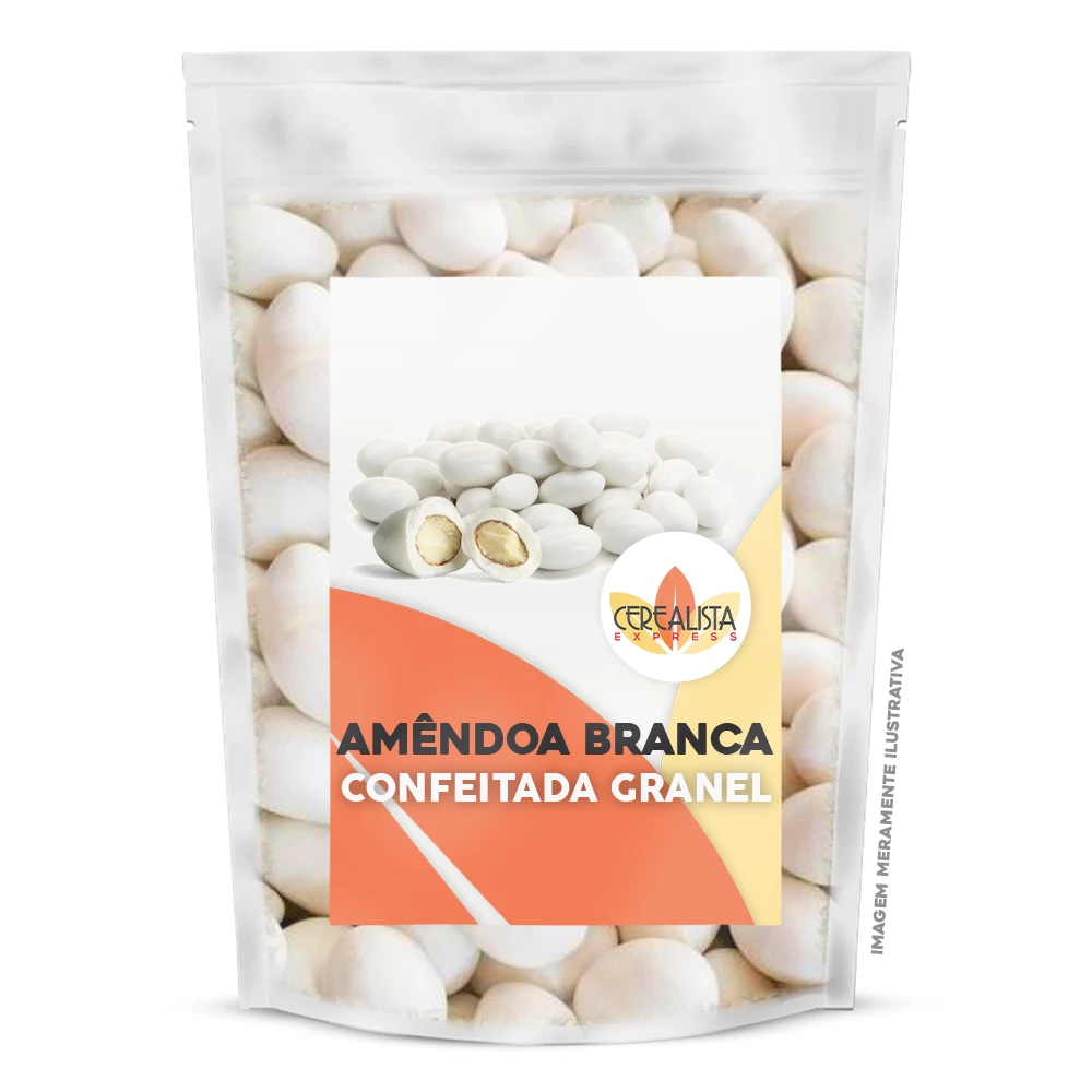 Amêndoa Confeitada Branca