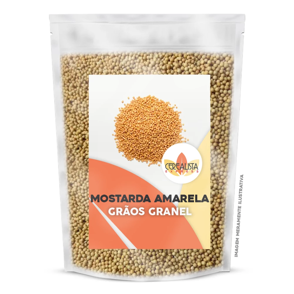  Mostarda Amarela em Grãos