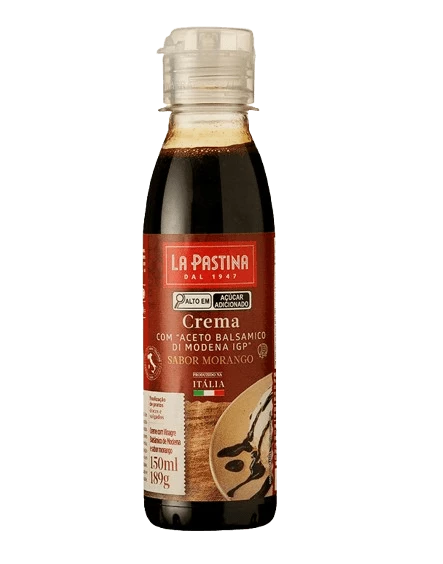 Crema Balsâmico Sabor Morango La Pastina 150ml 
