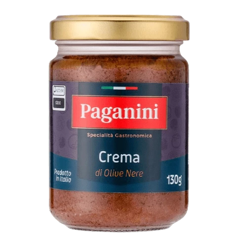 Antepasto Crema di Olive Nere Paganini 130g