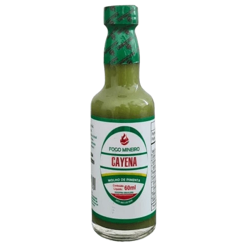 Molho de Pimenta Caiena Fogo Mineiro 60ml 