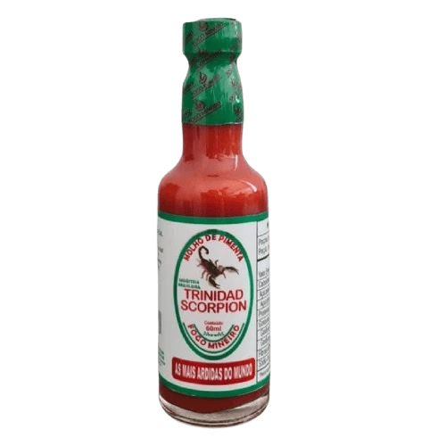 Molho de Pimenta Trinidad Scorpion Fogo Mineiro 60ml