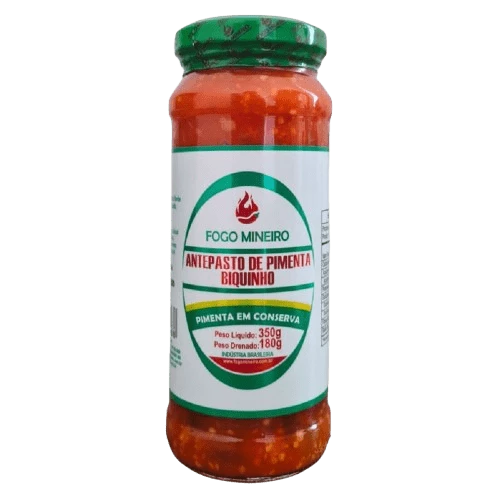 Antepasto de Pimenta Biquinho Fogo Mineiro 350g