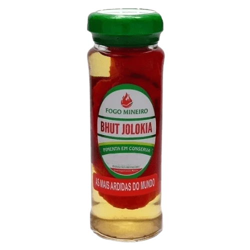 Pimenta Bhut Jolokia Conserva Fogo Mineiro 80g