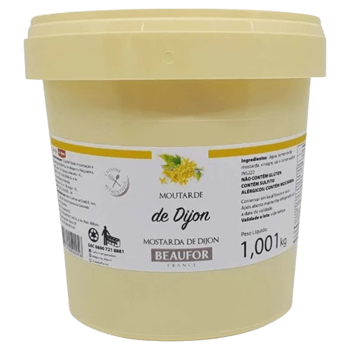 Mostarda Francesa de Dijon Beaufor 1kg