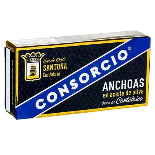 Anchova em Azeite de Oliva Cantábrico Consórcio 45g