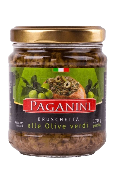 Antepasto Bruschetta alle Olive Verdi Paganini 170g