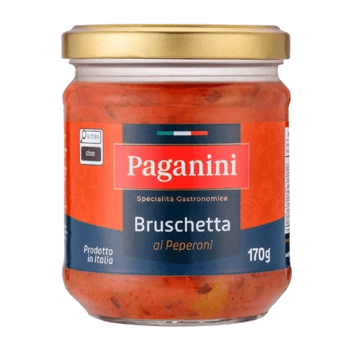 Antepasto Bruschetta Peperoni Paganini 170g