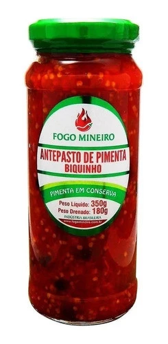 Antepasto de Pimenta Biquinho Fogo Mineiro 350g