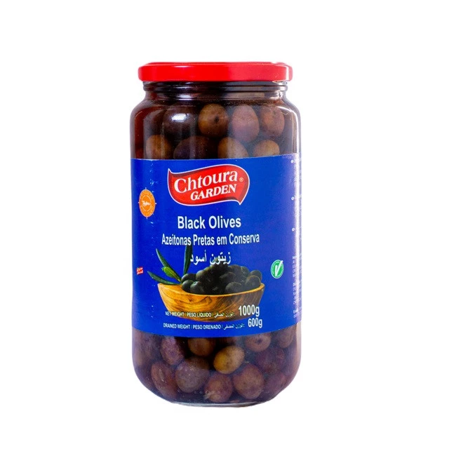 Azeitona Preta Libanesa em Conserva Chtoura Garden 1000g