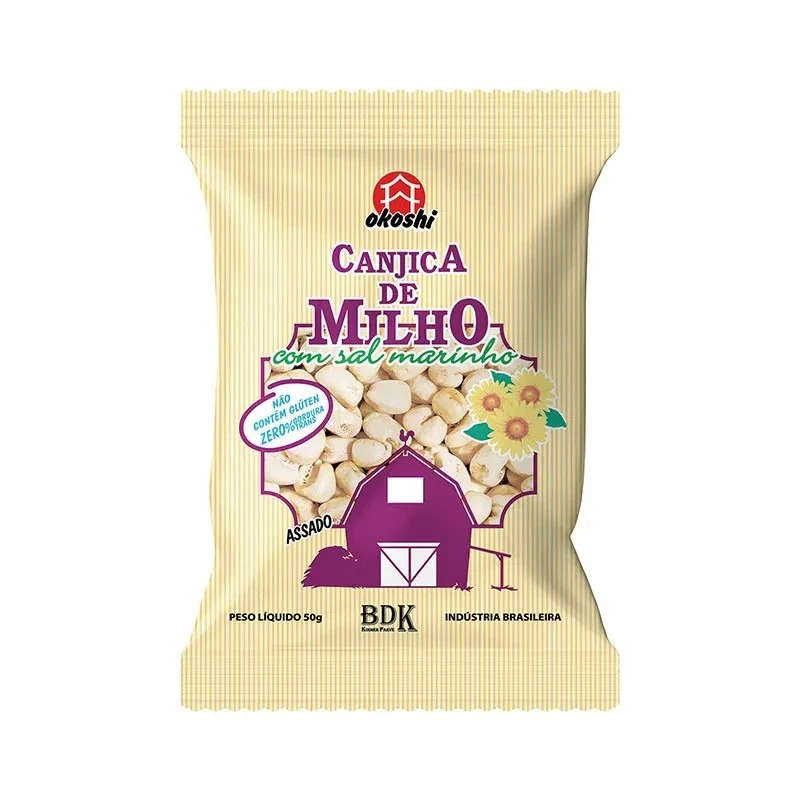 Canjica de Milho com Sal Marinho Okoshi 50g
