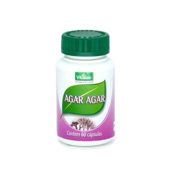 Cápsula de Agar Agar Vitalab 60cp