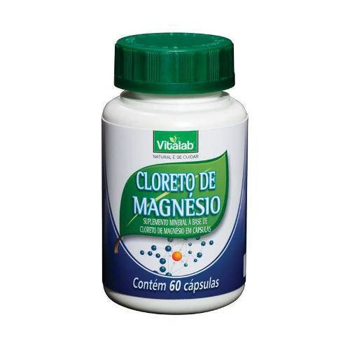Cápsula de Cloreto de Magnésio Vitalab 60cp
