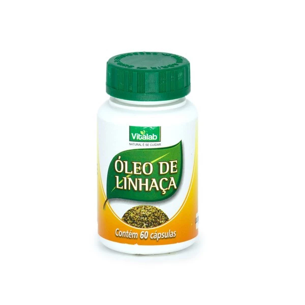 Cápsula de Óleo de Linhaça Vitalab 60cp