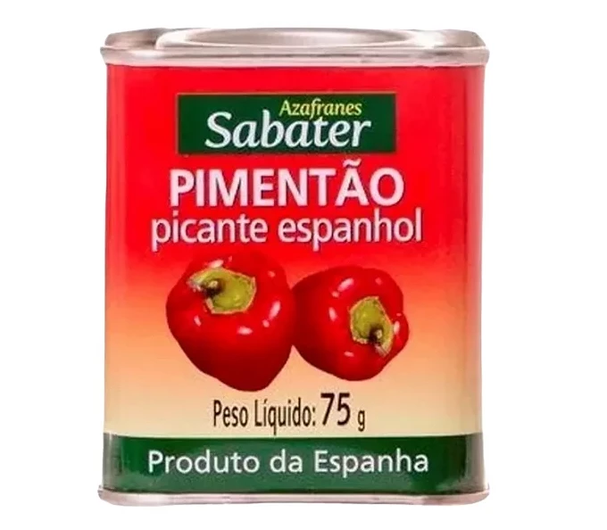 Pimentão Picante Espanhol Sabater 75g