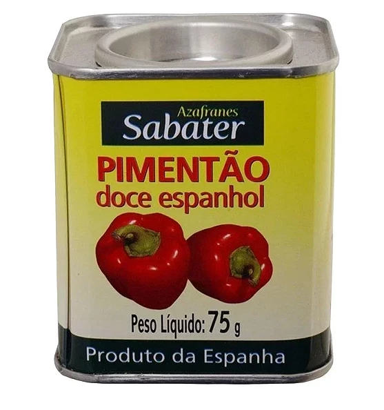 Pimentão Doce Espanhol Sabater 75g