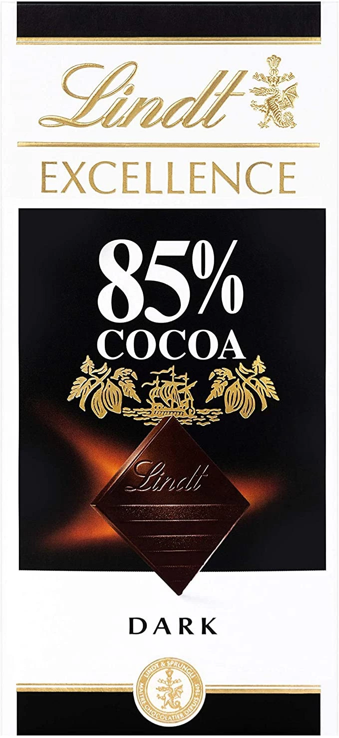 Chocolate Dark Excellence Lindt 85% Cocoa (100g)
