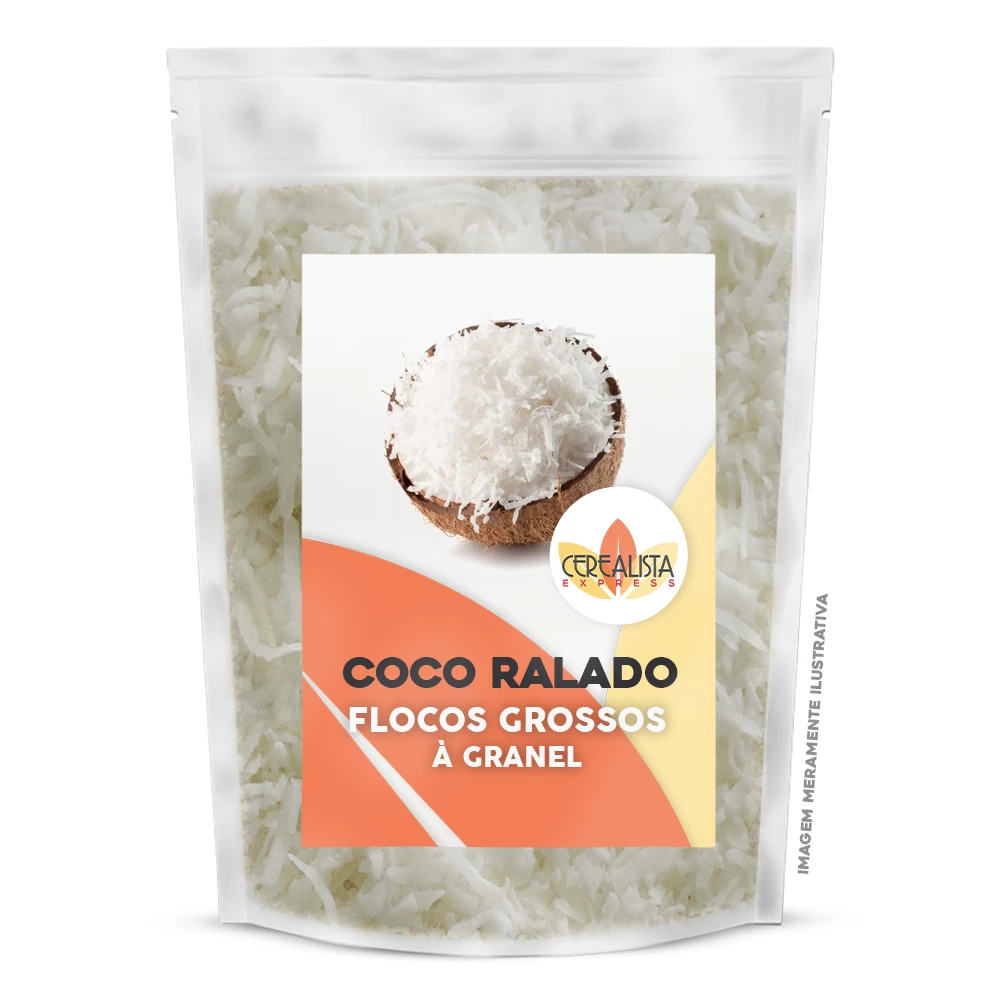 Coco Ralado em Flocos Grossos
