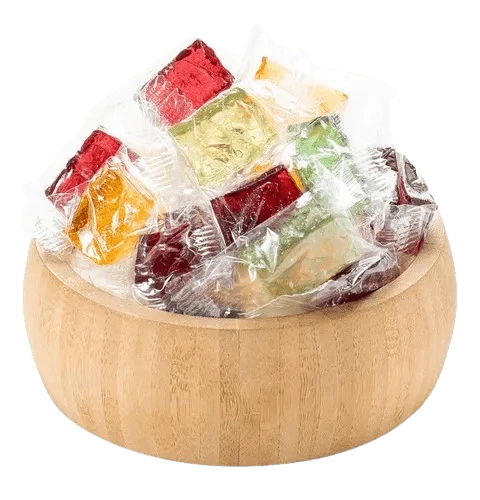 Bala de Algas Marinhas Sabor Futas Sweet Jelly a Granel