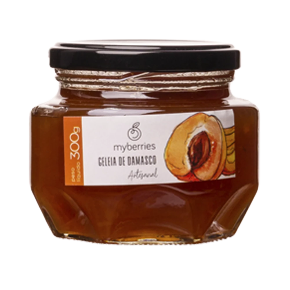 Geleia de Damasco Artesanal Myberries 300g