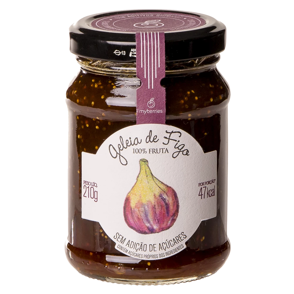 Geleia de Figo Artesanal S/ Açúcar Myberries 210g