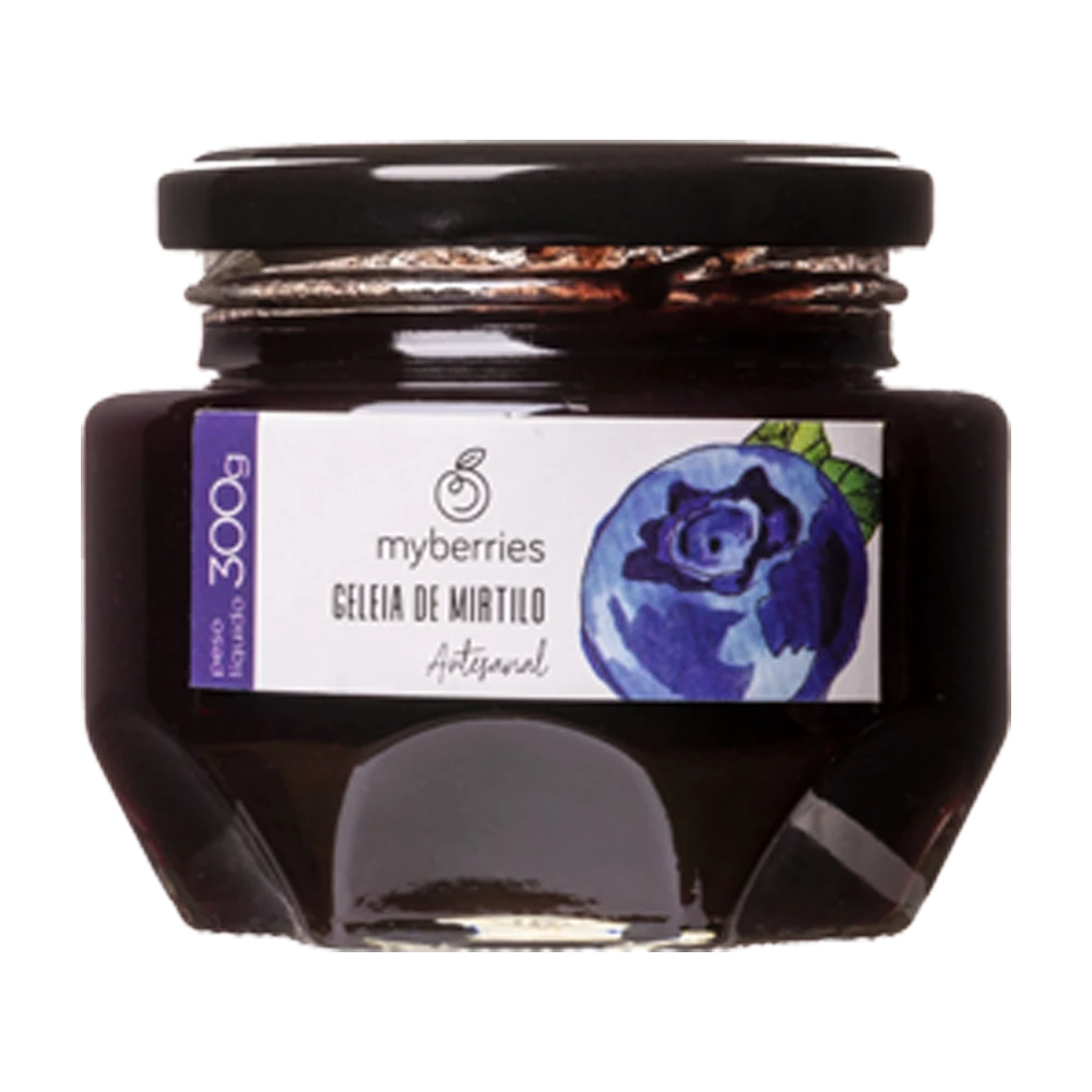 Geleia de Mirtilo Artesanal Myberries 300g