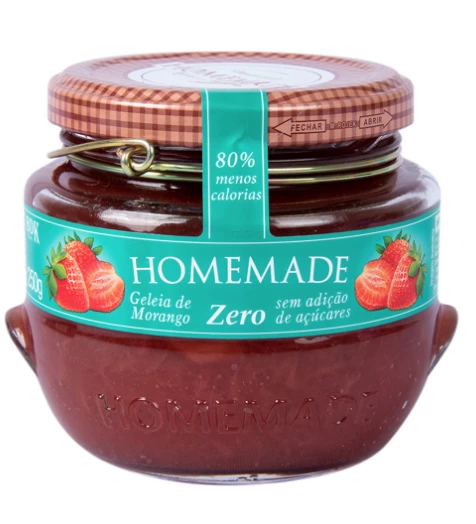 Geleia Premium Morango Zero Homemade 250g