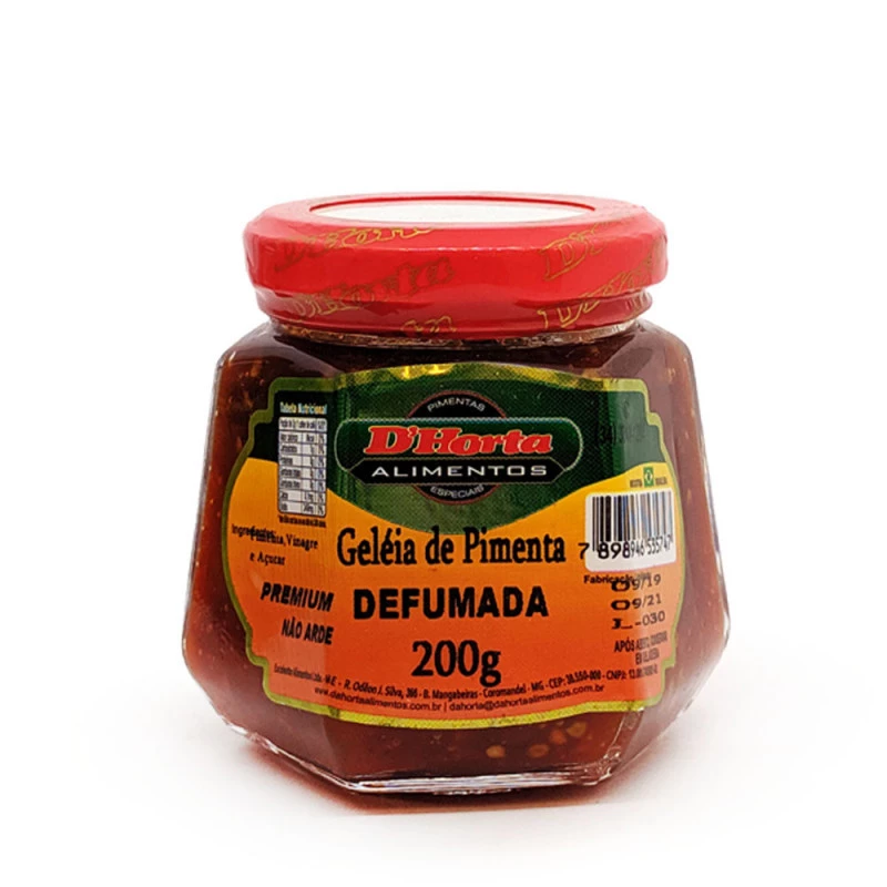 Geleia de Pimenta Defumada D'horta 200g