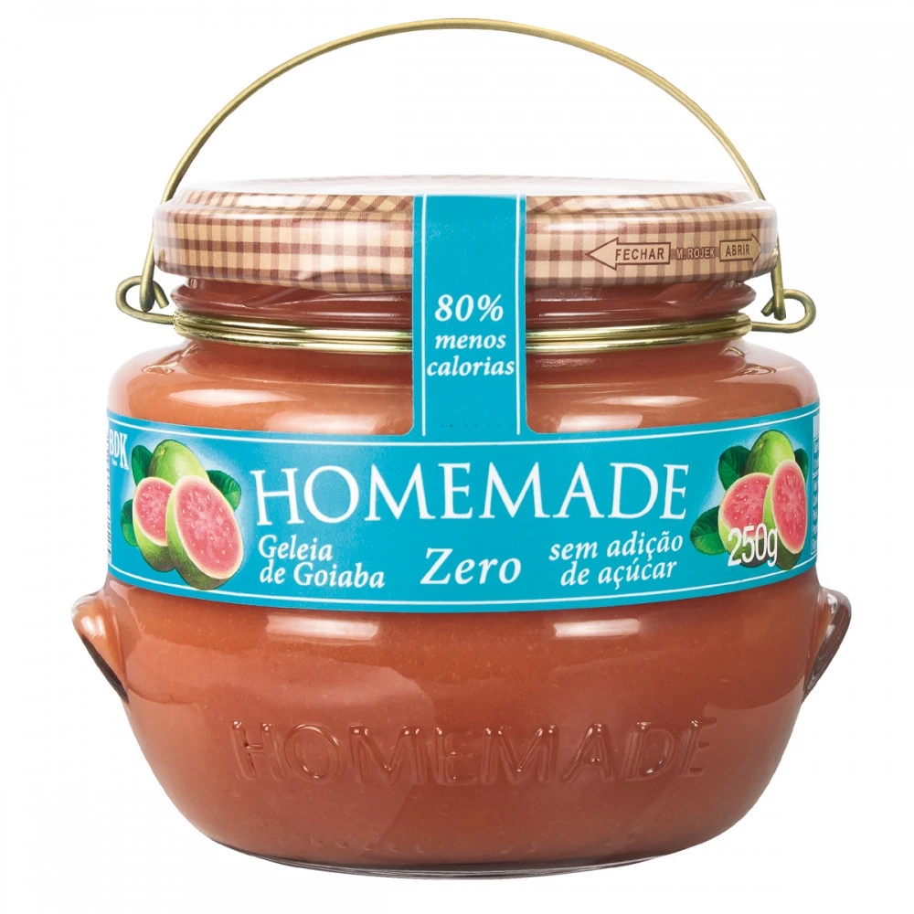 Geleia Premium Goiaba Zero Homemade 250g 