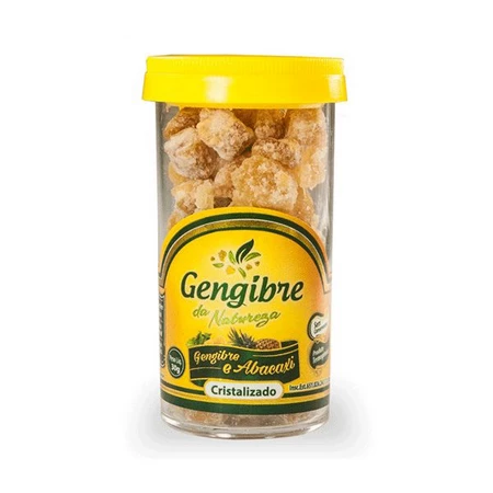Gengibre Cristalizado Abacaxi Natureza 30g