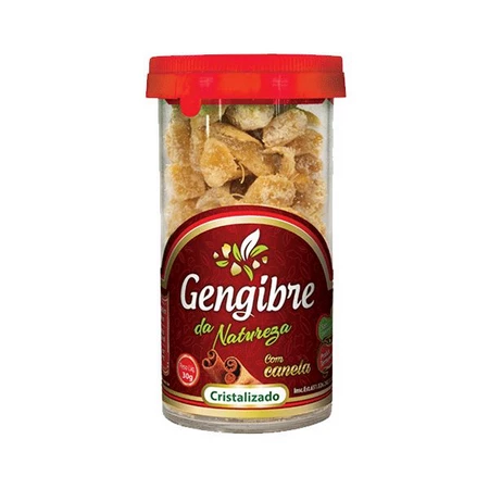 Gengibre Cristalizado com Canela Natureza 30g 