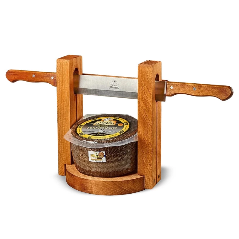 Kit Mini Queijo Manchego 1kg & Guilhotina
