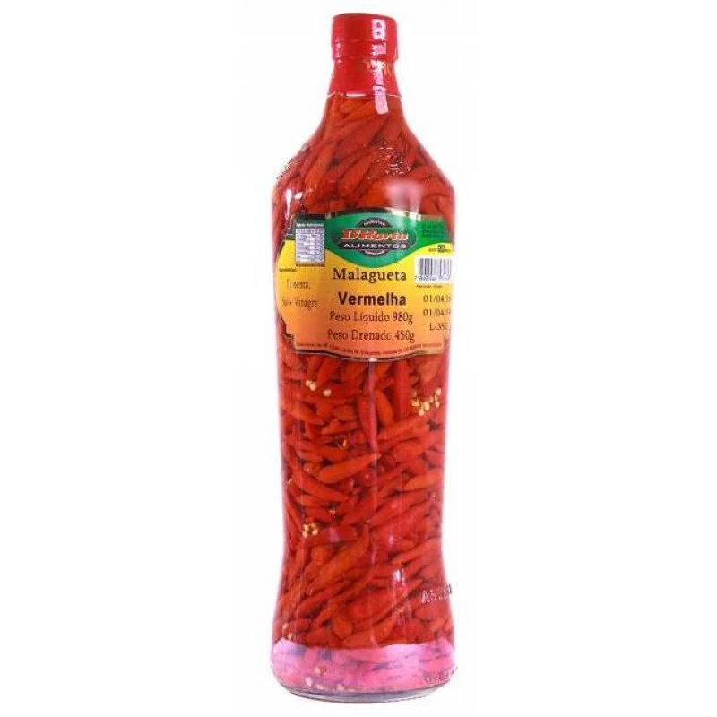 Pimenta Malagueta Vermelha D'horta 900g