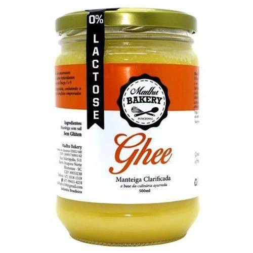 Manteiga Ghee Madhu Bakery 500ml