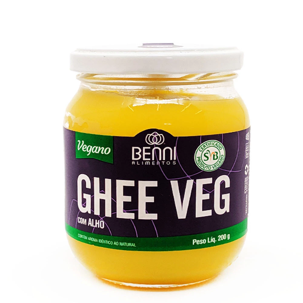 Manteiga Ghee com Alho Vegana 200g Benni