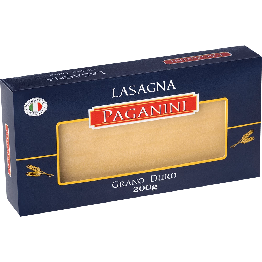 Massa Lasagna Grano Duro Paganini 200g