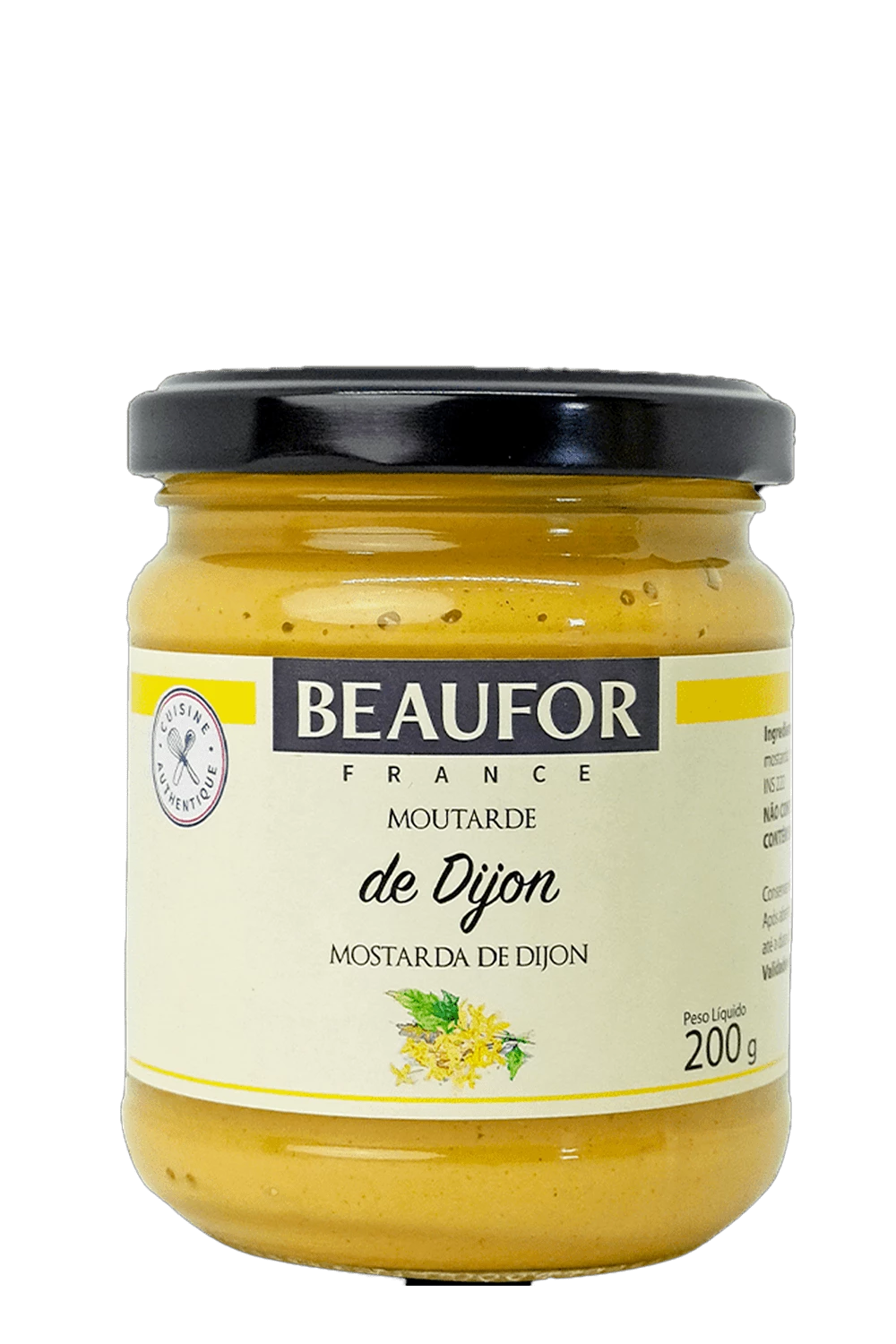 Mostarda Francesa de Dijon Beaufor 200g 