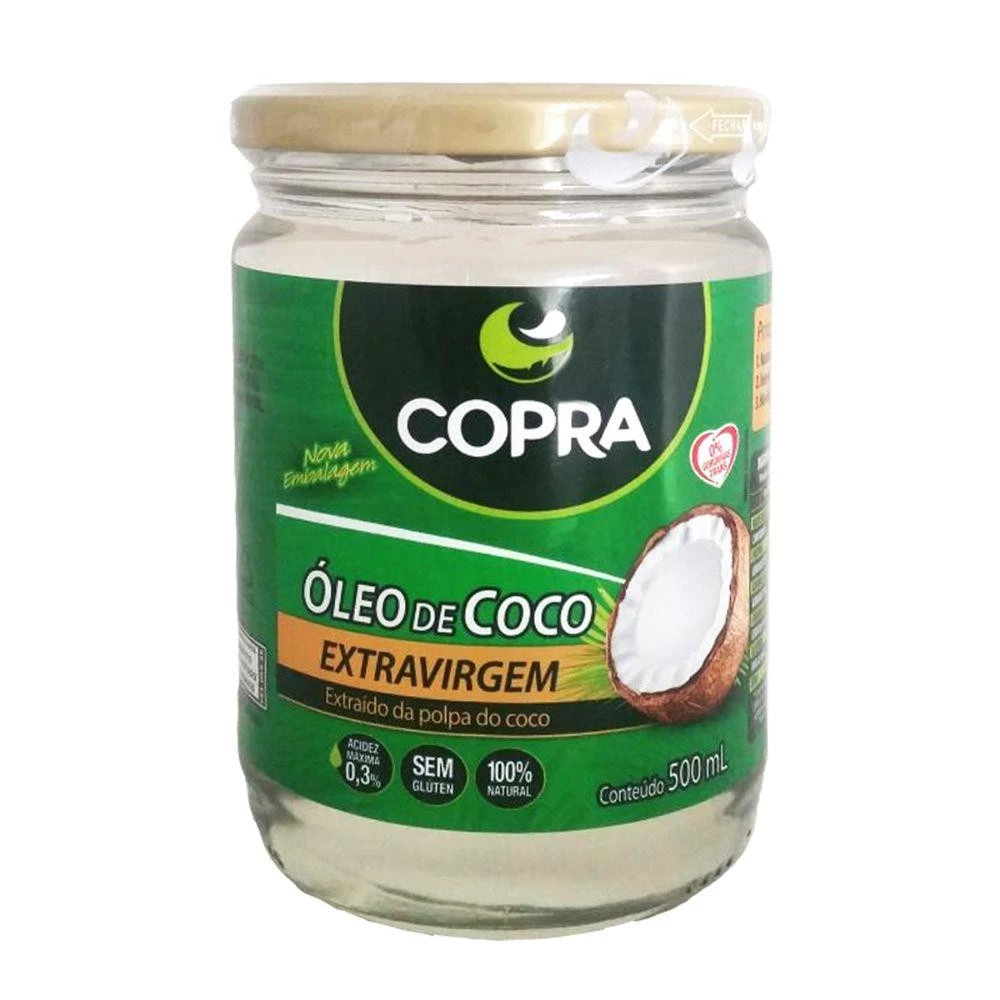 Óleo de Coco Extra Virgem Copra 500ml 