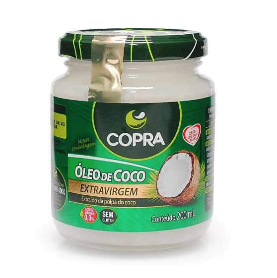 Óleo de Coco Extra Virgem Copra 200ml