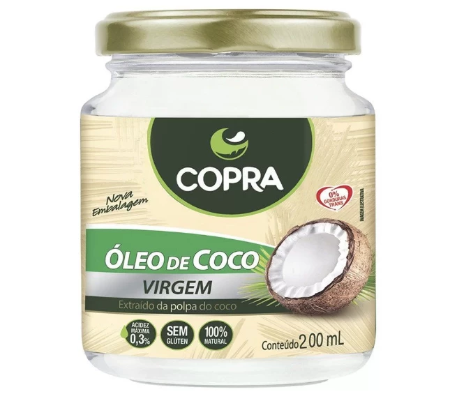 Óleo de Coco Virgem Copra 200ml 