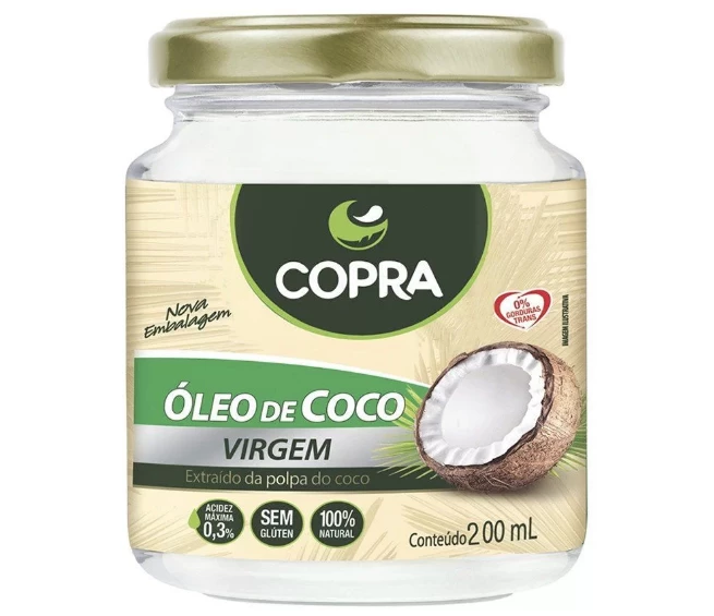 Óleo de Coco Virgem Copra 200ml