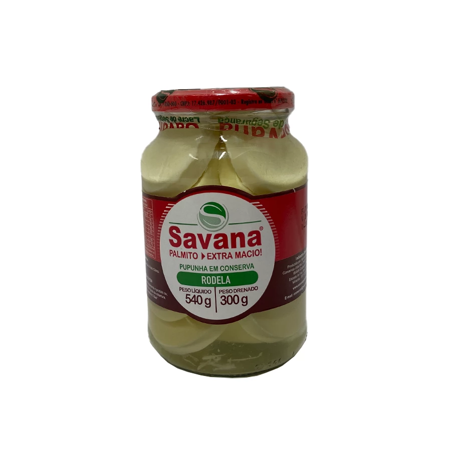 Palmito Pupunha Rodela Savana 300g