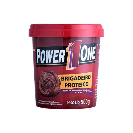 Pasta de Amendoim Brigadeiro Proteico Power One 500g