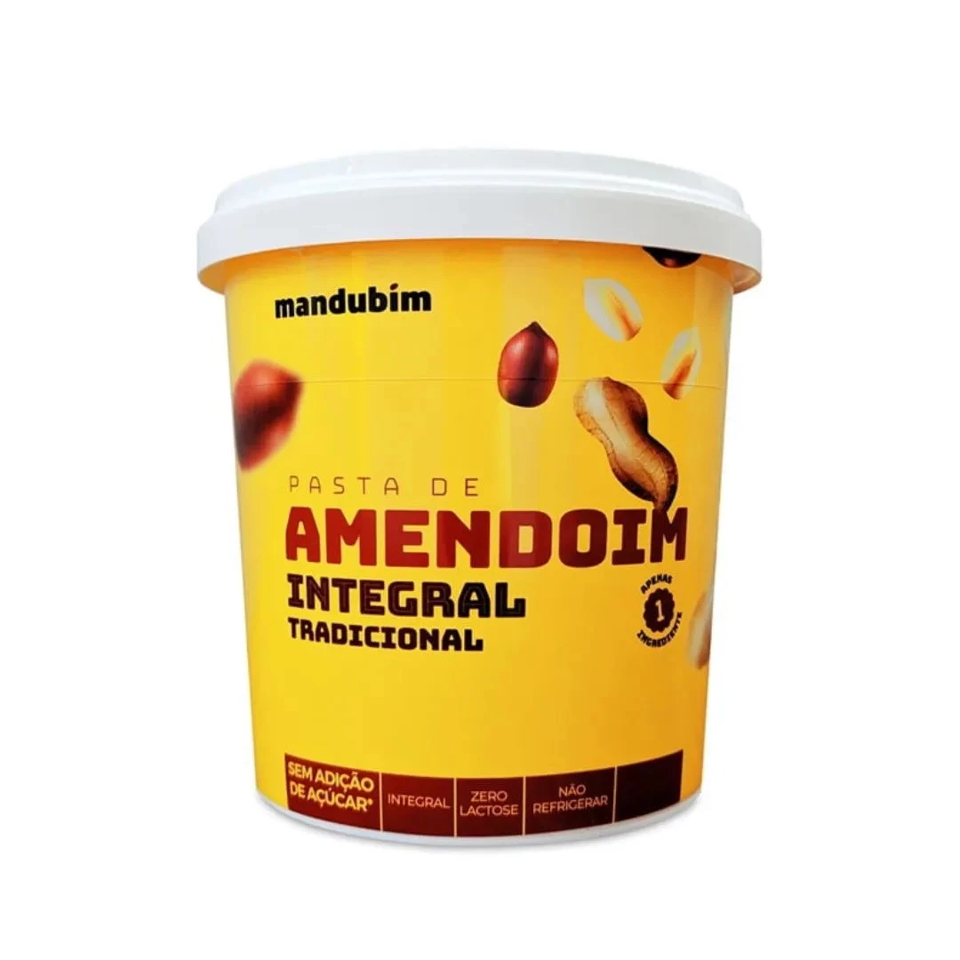 Pasta de Amendoim Integral Mandubim 1,020kg 
