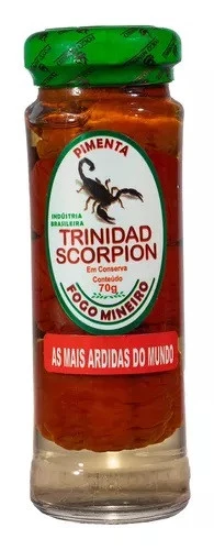 Pimenta em Conserva Trinidad Scorpion Fogo Mineiro 70g 