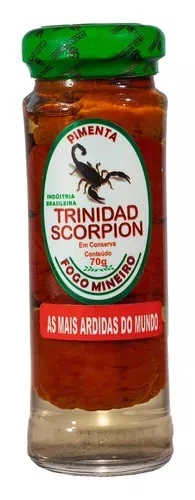 Pimenta em Conserva Trinidad Scorpion Fogo Mineiro 70g