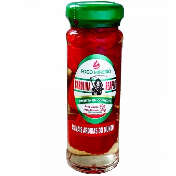 Pimenta Carolina Reaper Fogo Mineiro 30g 