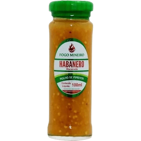 Pimenta Habanero Macerada Fogo Mineiro 100ml