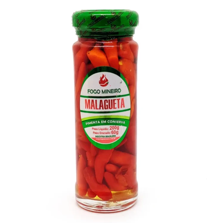 Pimenta Malagueta Vermelha Fogo Mineiro 200g