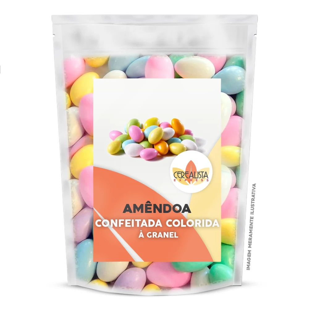 Amêndoa Confeitada Colorida a Granel